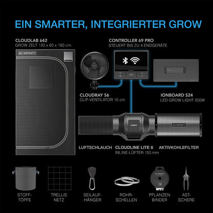 AC Infinity Advance Grow Zelt-System 60x120x180