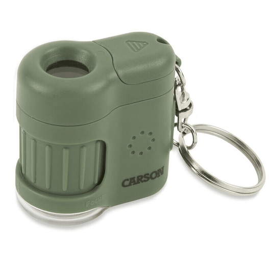 Carson Mikroskop MicroMini MM-280 – Kompaktes Taschenmikroskop mit LED- und UV-Licht